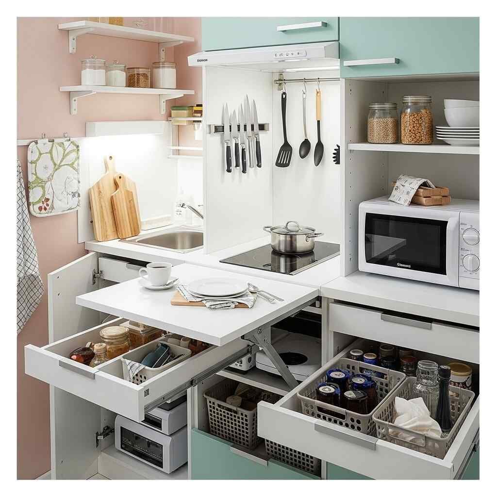 As 5 Melhores Dicas para Otimizar cozinhas de Apartamentos Pequenos e Ganhar Espaço