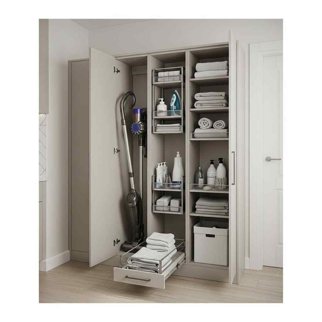 As 5 Melhores Ideias Funcionais para Criar Armário Multiuso na Área de Serviço