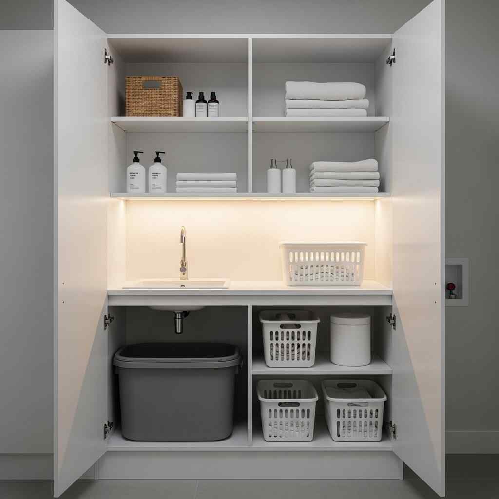 As 5 Melhores Ideias Funcionais para Criar Armário Multiuso na Área de Serviço