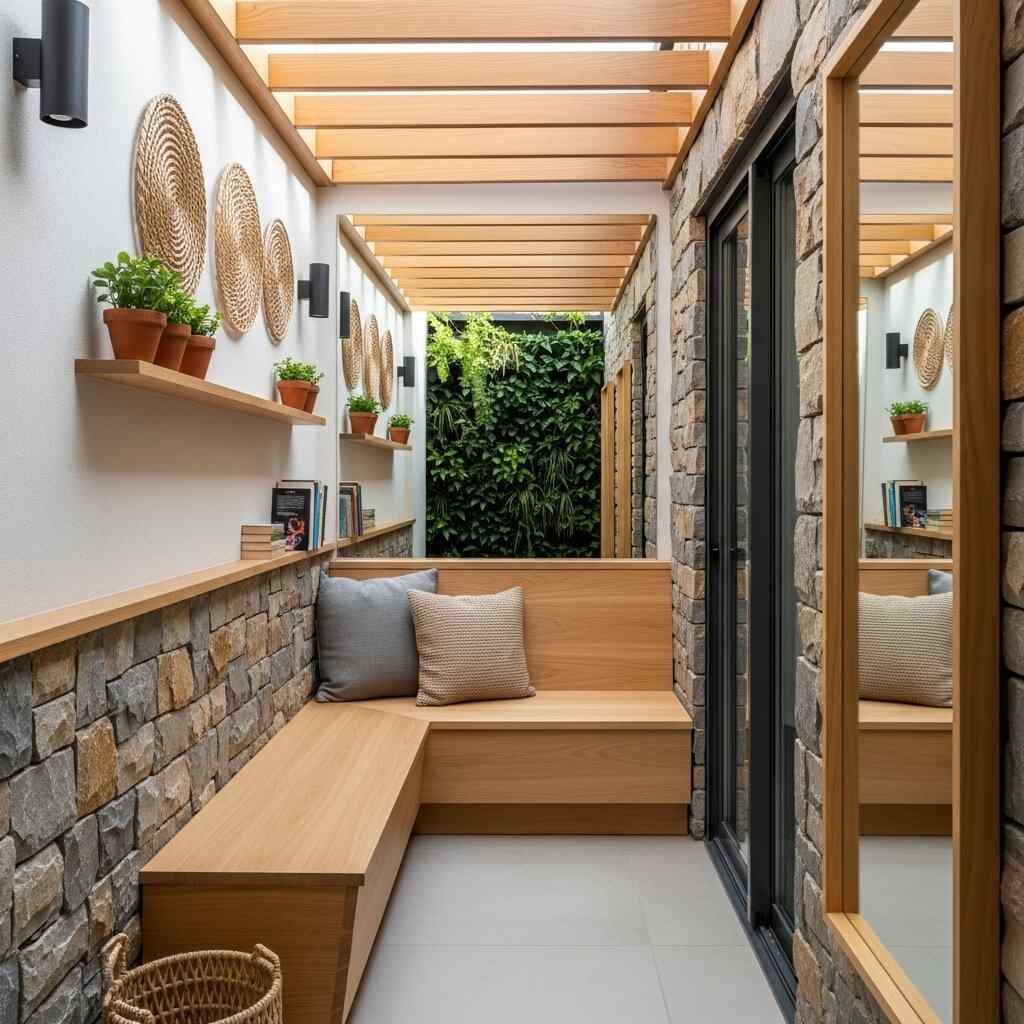 As 5 Melhores Ideias para Transformar um Corredor Externo Estreito em Espaço Útil