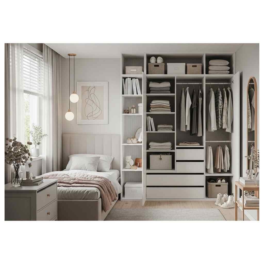 As 7 Vantagens do Closet Modulado que Você Precisa Conhecer para Espaços Pequenos 2 As 7 Vantagens do Closet Modulado que Você Precisa Conhecer para Espaços Pequenos
