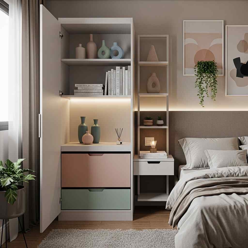 7 Inspirações de Cômodas Funcionais que Transformam Dormitórios Compactos com Estilo