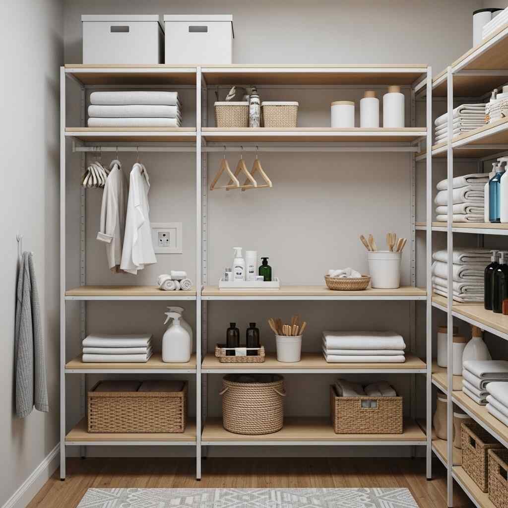 As 5 Melhores Estruturas de Prateleiras para Transformar Áreas de Serviço Pequenas