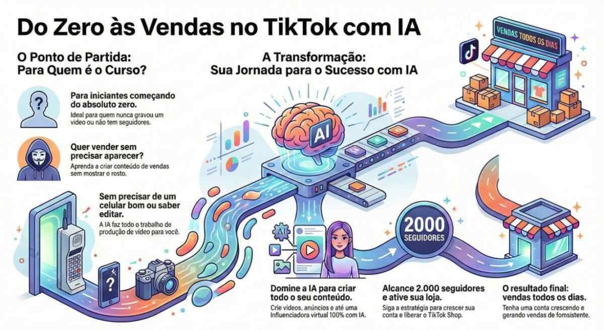 CURSO TIKTOK SHOP COM IA 1 DO ZERO A VENDAS NO TIKTOKSHOP