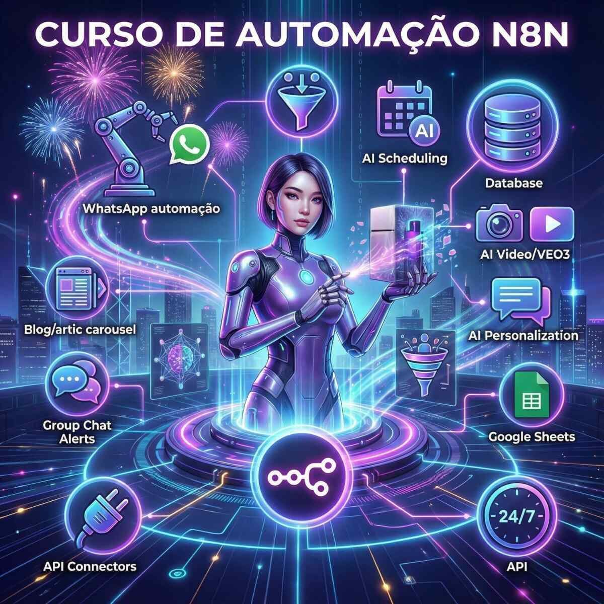 CURSO N8N COM IA PARA AUTOMAÇÕES PROFISSIONAIS 8 Gemini Generated Image 99dn9o99dn9o99dn