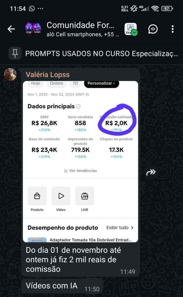 CURSO TIKTOK SHOP COM IA 10 ZAP3 TIKTOK