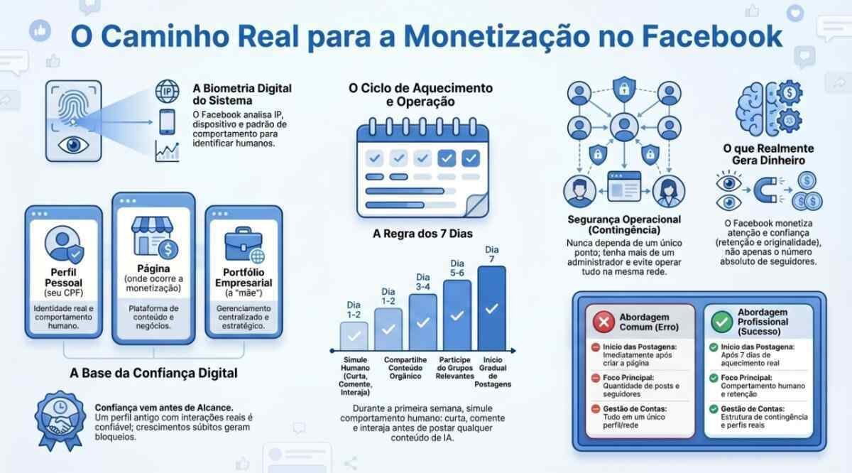 CRIAÇÃO DE VIDEOS COM IA PARA REDES SOCIAIS 1 regras paginas facebook