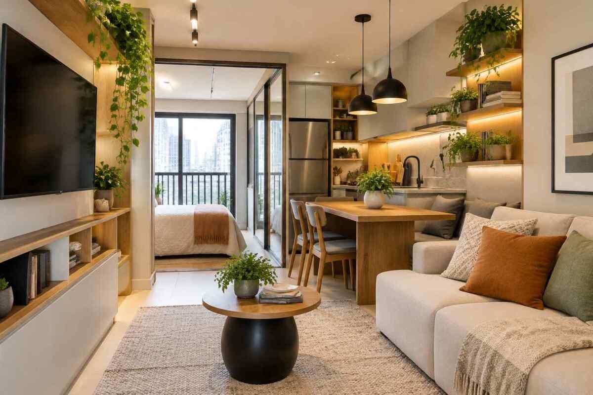 Seu apartamento pequeno parece apertado? 5 soluções inteligentes que fazem o espaço render muito mais 3 129a1b2d 8bb7 4b1e adcf 14443e669db6